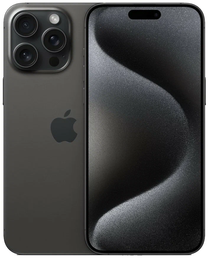 Apple iPhone 15 Pro, 128 ГБ, черный титан, eSIM